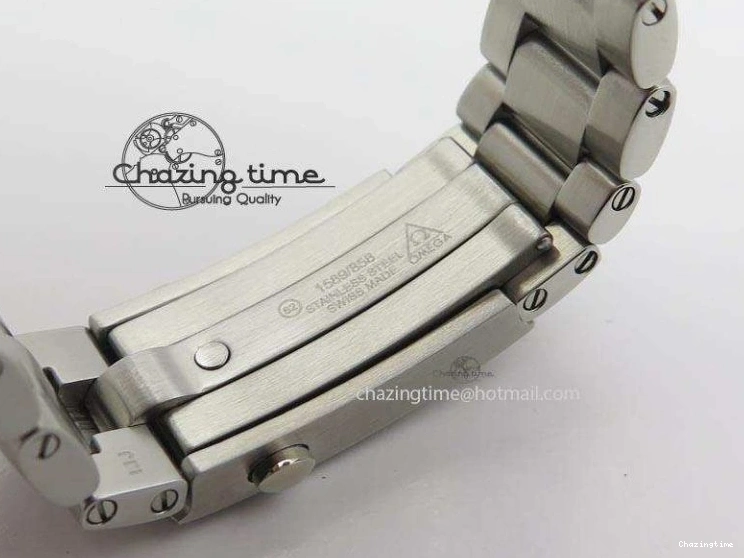 0220 Planet Ocean GMT 43.5mm V6F Goodplanet Orange Marker Blue Dial On SS Bracelet A ModernLook 8215